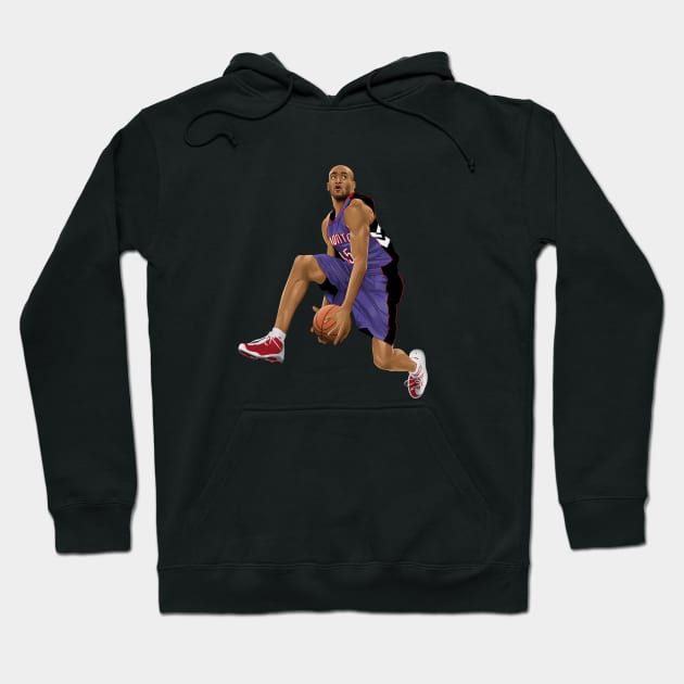 Vince Carter Toronto Raptors Hoodie by Arissetyo